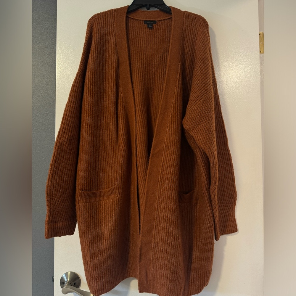 Orange/brown cardigan